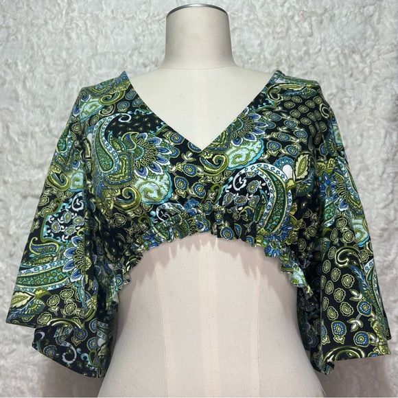 Paisley Crop Top - Picture 3 of 6